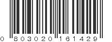 UPC 803020161429