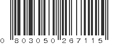 UPC 803050267115