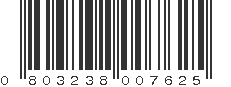 UPC 803238007625