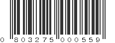 UPC 803275000559