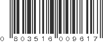 UPC 803516009617