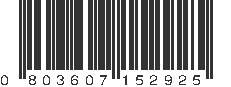 UPC 803607152925