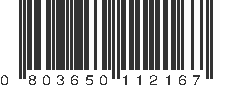 UPC 803650112167