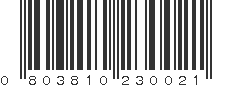 UPC 803810230021