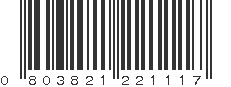 UPC 803821221117