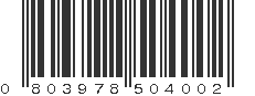 UPC 803978504002