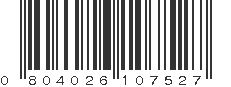 UPC 804026107527