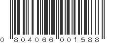 UPC 804066001588