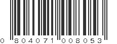 UPC 804071008053