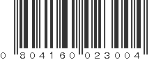 UPC 804160023004