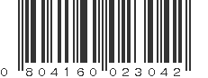 UPC 804160023042