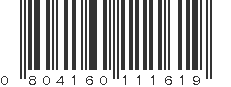 UPC 804160111619