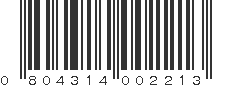 UPC 804314002213