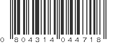 UPC 804314044718