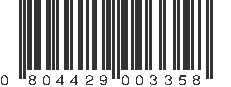 UPC 804429003358