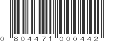 UPC 804471000442