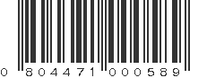 UPC 804471000589