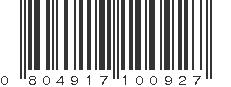 UPC 804917100927