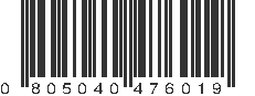 UPC 805040476019