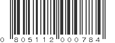 UPC 805112000784