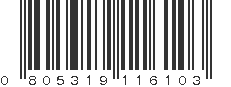 UPC 805319116103
