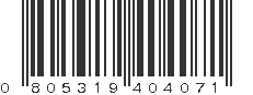 UPC 805319404071