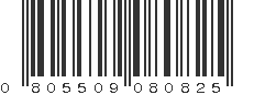 UPC 805509080825