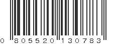 UPC 805520130783