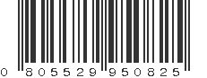 UPC 805529950825