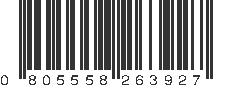 UPC 805558263927