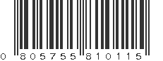 UPC 805755810115