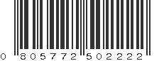 UPC 805772502222