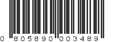 UPC 805890003489