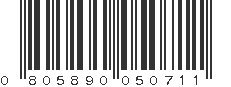 UPC 805890050711