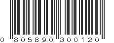 UPC 805890300120