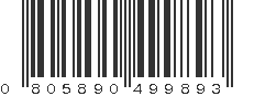 UPC 805890499893