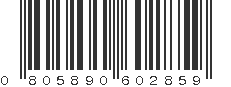 UPC 805890602859