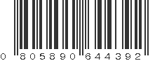 UPC 805890644392