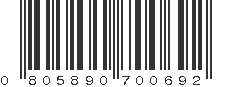 UPC 805890700692