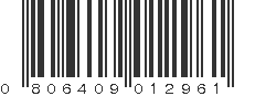 UPC 806409012961