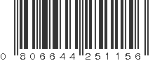 UPC 806644251156