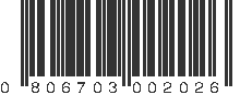 UPC 806703002026