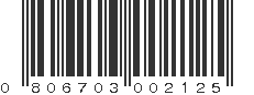 UPC 806703002125