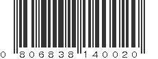 UPC 806838140020