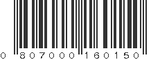 UPC 807000160150