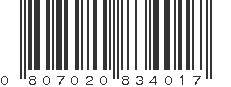 UPC 807020834017