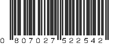 UPC 807027522542