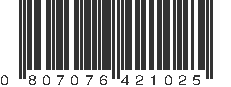 UPC 807076421025