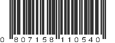 UPC 807158110540