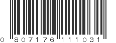 UPC 807176111031